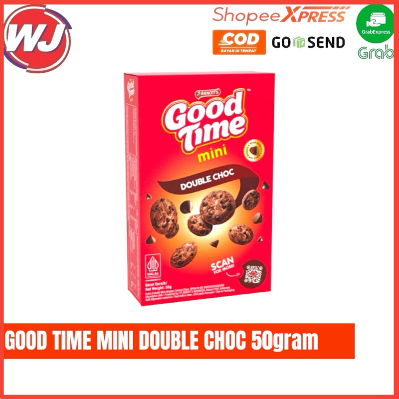 Jual GOOD TIME MINI DOUBLE CHOC 50g | Shopee Indonesia
