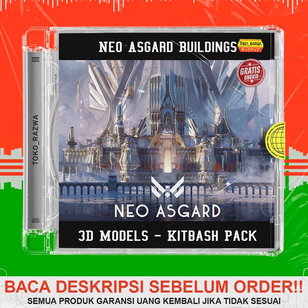 Jual 3D Models - Kitbash Pack - Neo Asgard Buildings - 270723 | Shopee ...