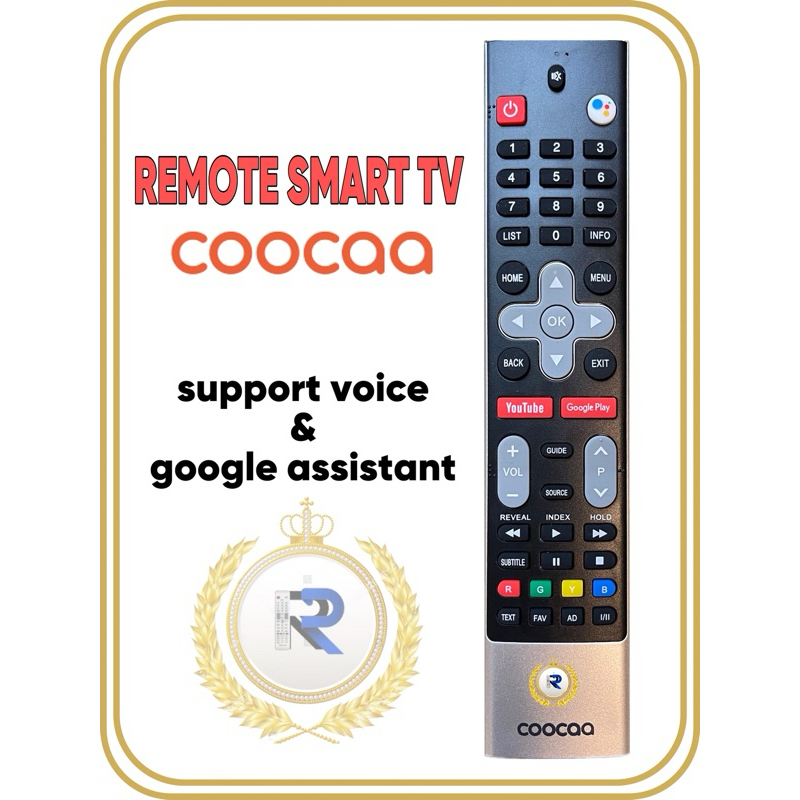 Jual REMOT REMOTE COOCAA SMART TV / ANDROID TV COOCAA (SILVER HITAM ...