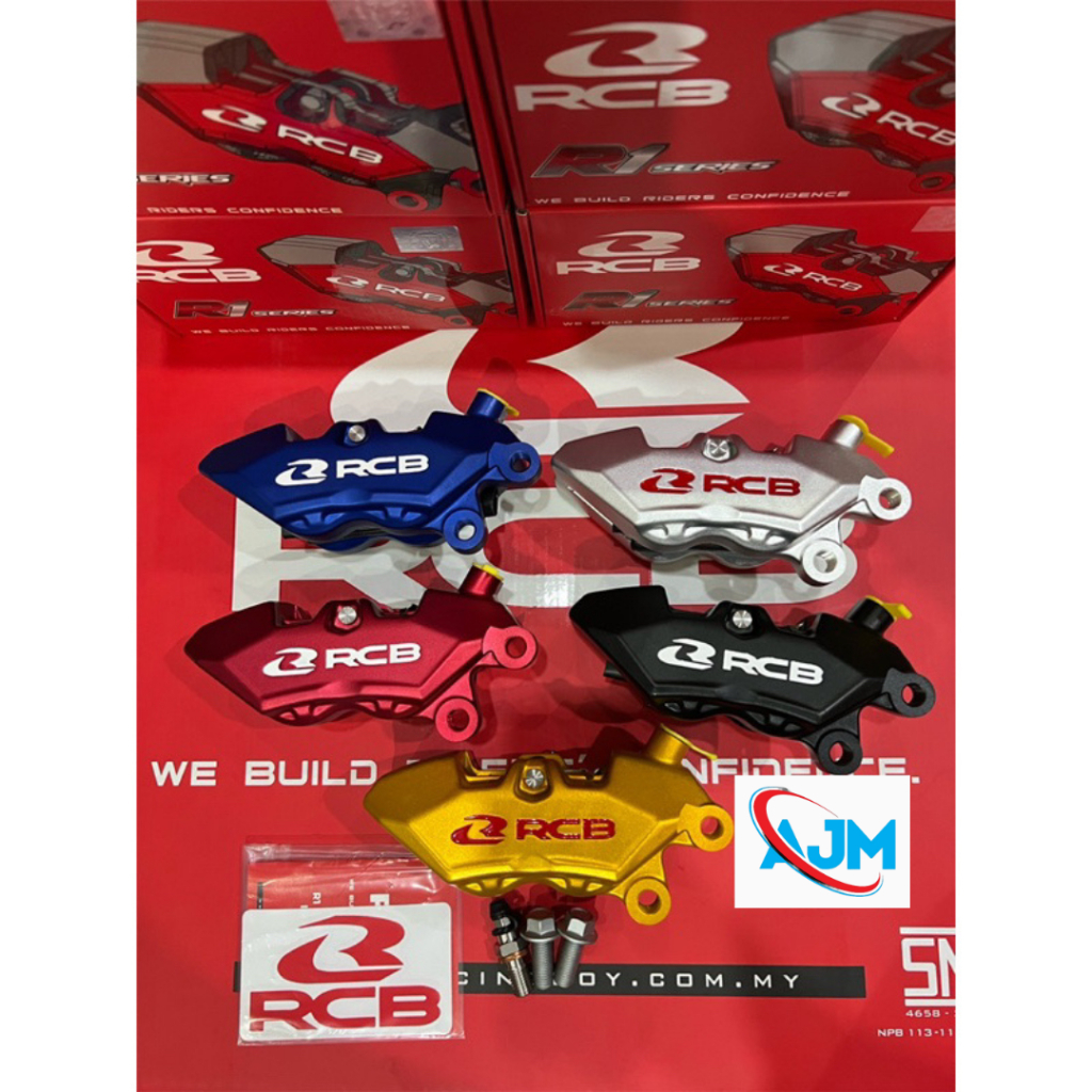 Jual kaliper rcb 4 piston r1 series cbr250rr ninja 250 150 rr r15 gsx ...