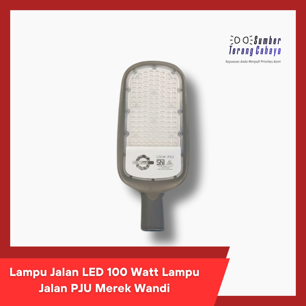 Jual Lampu Jalan LED 100 Watt Lampu Jalan PJU Merek Wandi | Shopee ...
