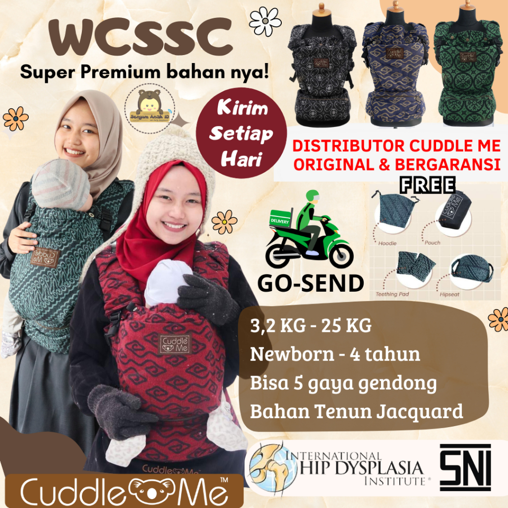 Jual Cuddle Me Wcssc Ultimo Gendongan Cuddleme Hipseat Tenun Cuddle Me