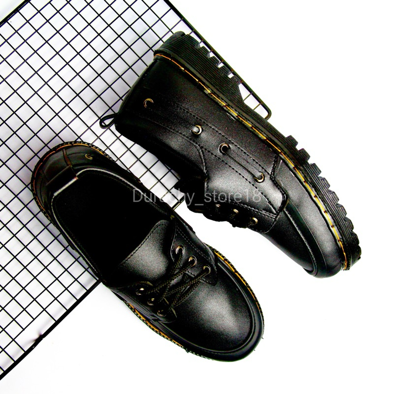 Jual DURACHY Sepatu Formal Pria Low Boots Kulit Hitam | Itachi | Shopee ...