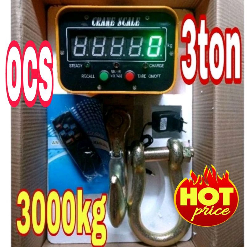 Jual Promo Timbangan Gantung Ton Kg Ton Kg Ton Kg Crane Scale Digital