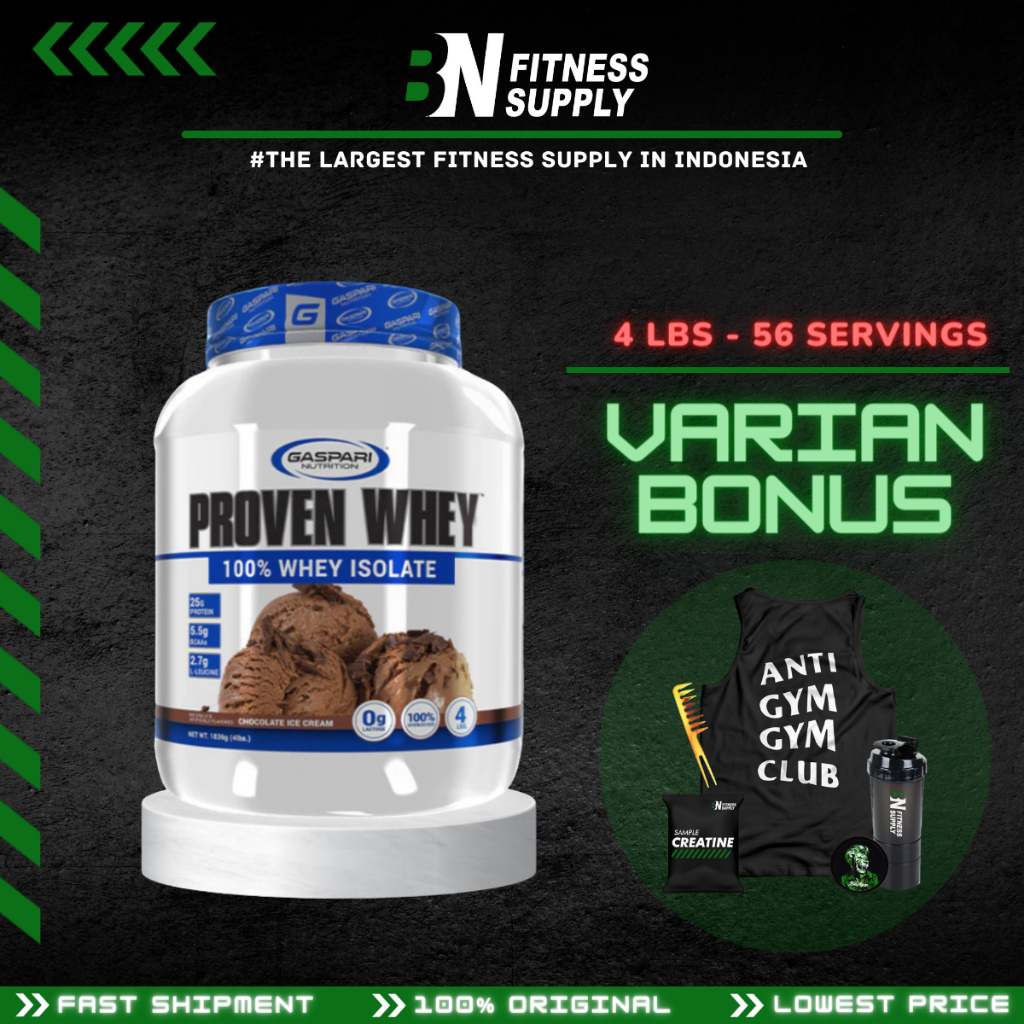 Jual GASPARI NUTRITION Proven Whey 100% Whey Isolate Protein Powder ...