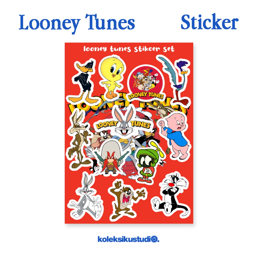 Jual Stiker Looney Tunes Sticker Kartun Cartoon Aesthetic Lucu Stiker ...