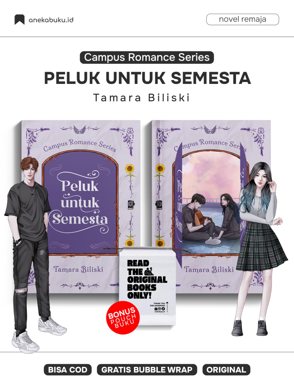 Jual Buku Novel Remaja Campus Romance Series: Peluk untuk Semesta