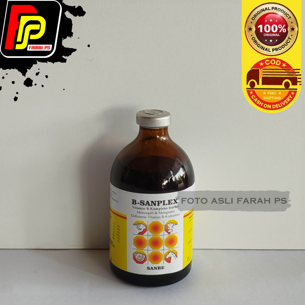 Jual B Sanplex 100 Ml Vitamin B Kompleks Injeksi | Shopee Indonesia