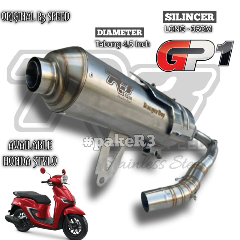 Jual knalpot standar racing custom pnp honda stylo ndangak original R3 ...