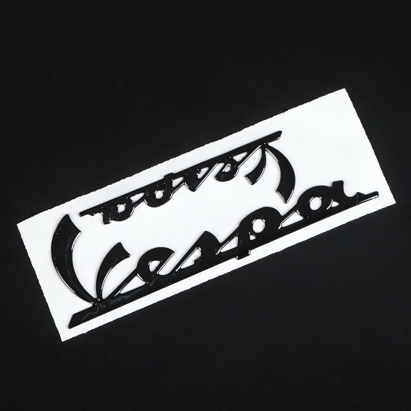 Emblème 3D Kascade Autocollant Gel Vespa - Compatible GTS GTV LX Primavera Sprint Elettrica - Logo Scooter Premium VE-224