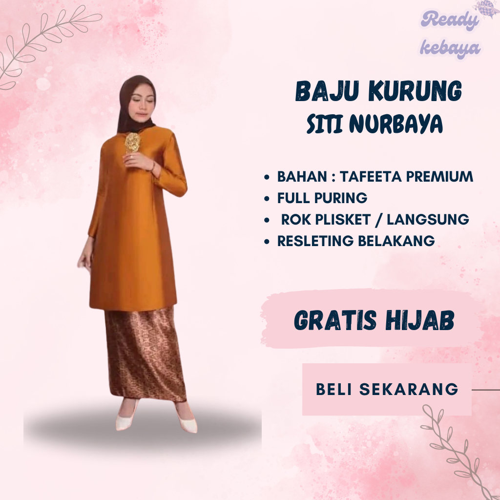 Jual SET KEBAYA MODERN JUMBO - KEBAYA BAJU KURUNG - BAJU KURUNG MELAYU ...