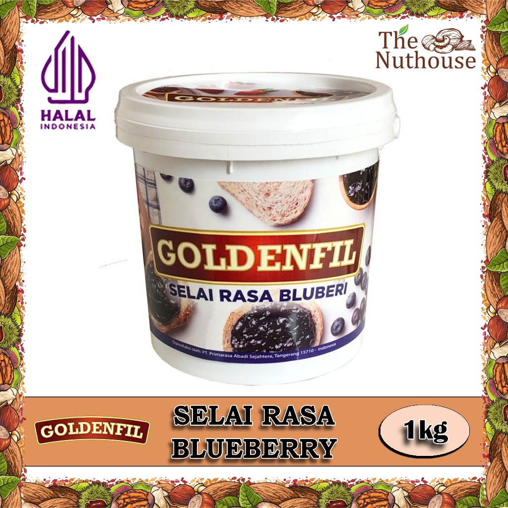 Jual Goldenfil Blueberry Jam / Selai Rasa Blueberi 1kg | Shopee Indonesia