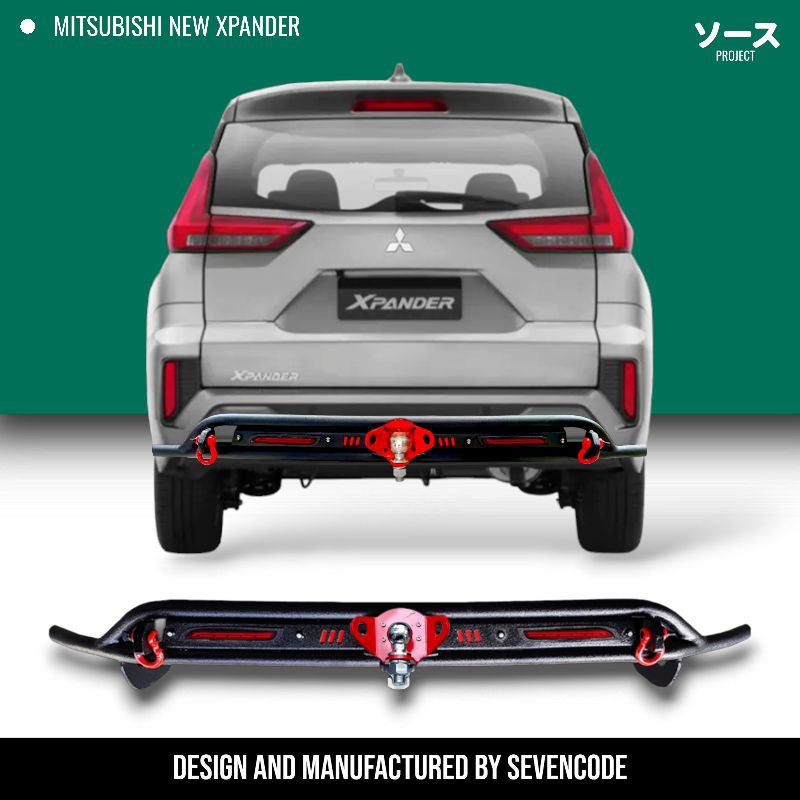 Jual Rear Bumper guard Towing Cobra Sevencode - New Xpander Facelift ...