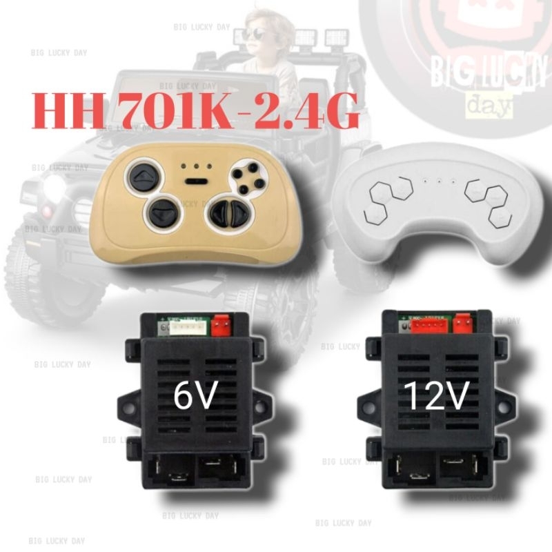 Jual REMOT RECEIVER MOBIL AKI HH 701K - 2.4G REMOTE CONTROL RECIVER ...