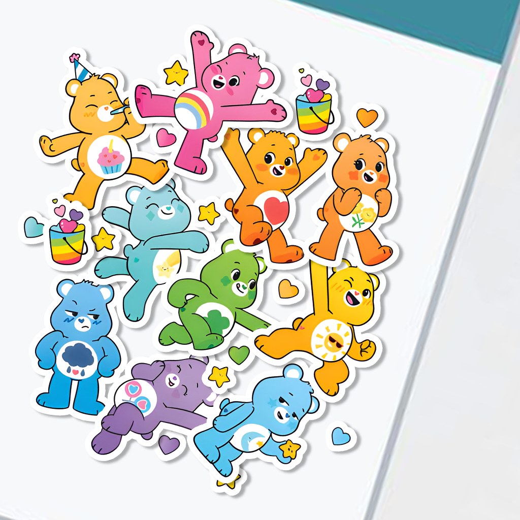 Jual Sticker Care Bears Aesthetic Stiker Waterproof (10pcs) | Shopee ...