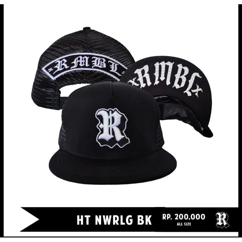 Jual Topi Rumble NWRLOGO BK ORIGINAL | Shopee Indonesia