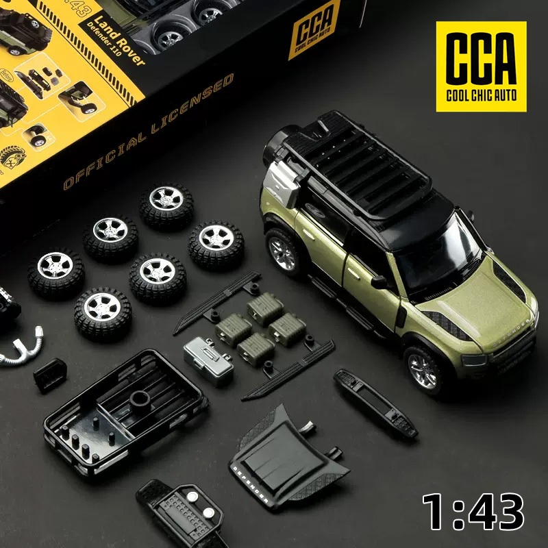 Jual CCA 1:43 Land Rover Defender 1:32 JIMNY Diecast Modified Car Alloy ...
