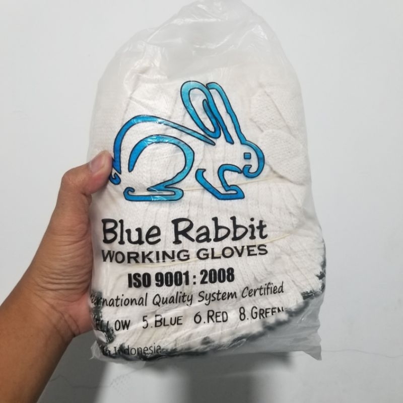 Jual Sarung Tangan merk Rabbit Benang 8 TEBAL 1 Pasang | Shopee Indonesia