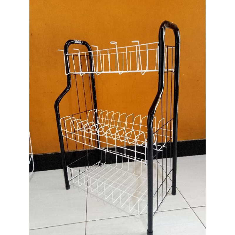 Jual RAK PIRING AL/ RPL/ RAK DAPUR SUSUN 3 PIPA/Rak serbaguna anti ...