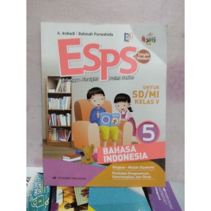 Jual buku esps bahasa Indonesia kelas 5/V sd mi erlangga revisi ...