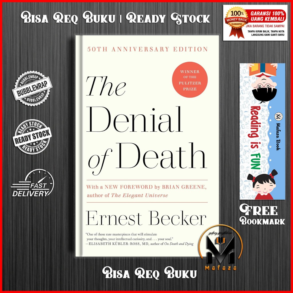 Jual The Denial of Death By Ernest Becker (English Version) | Shopee ...