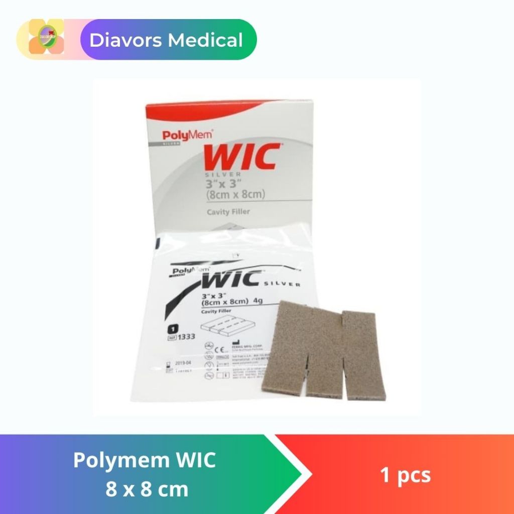 Jual polymem wic cavity silver 8 cm x 8 cm 1 pcs / penyerab bakteri ...