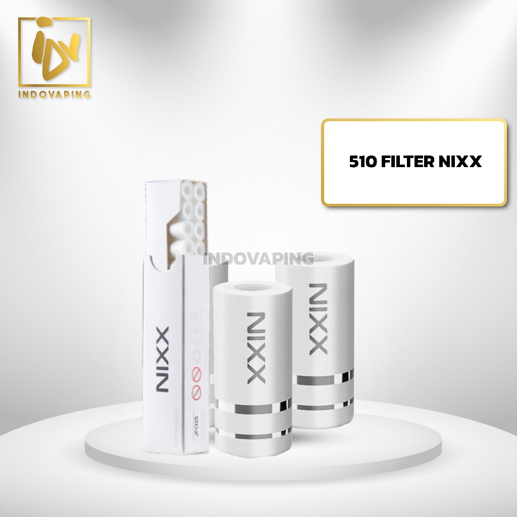 Jual Filter Vapor Vape - Nixx 510 Filter Tip By JVS (1 Pack) | Shopee ...