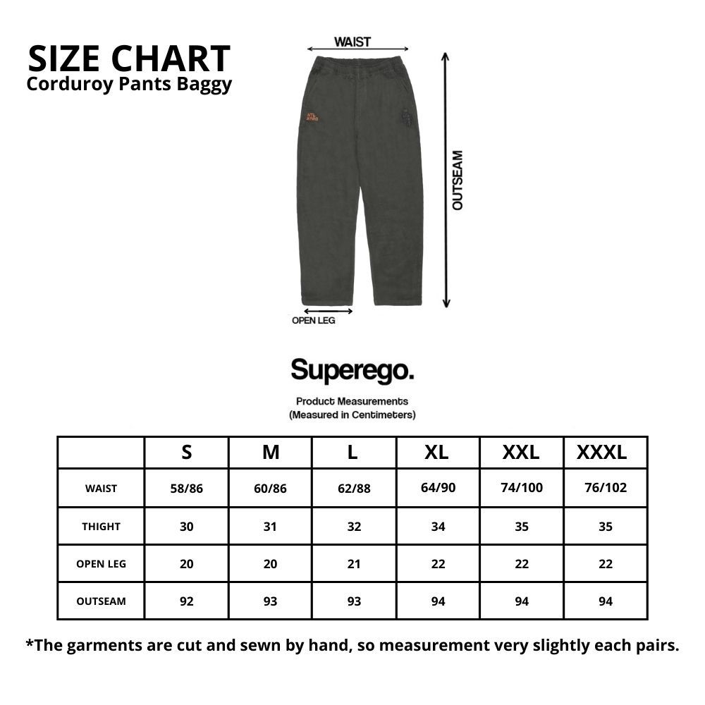 RUTHLESS CORDUROY PANTS サイズXL