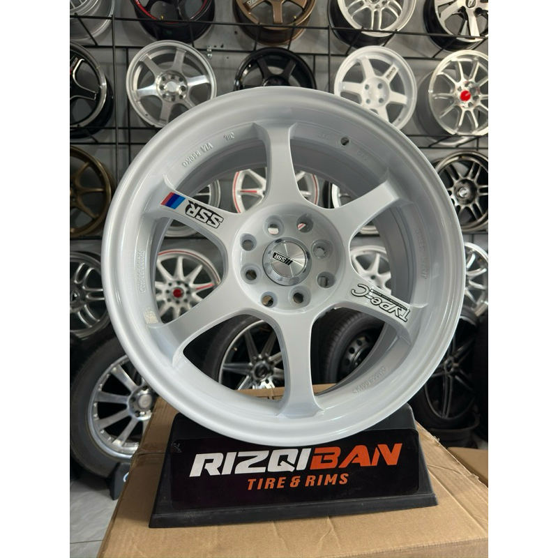 Jual velg ssr type c r16 white dobel pcd 4x100/114 kondisi baru ...