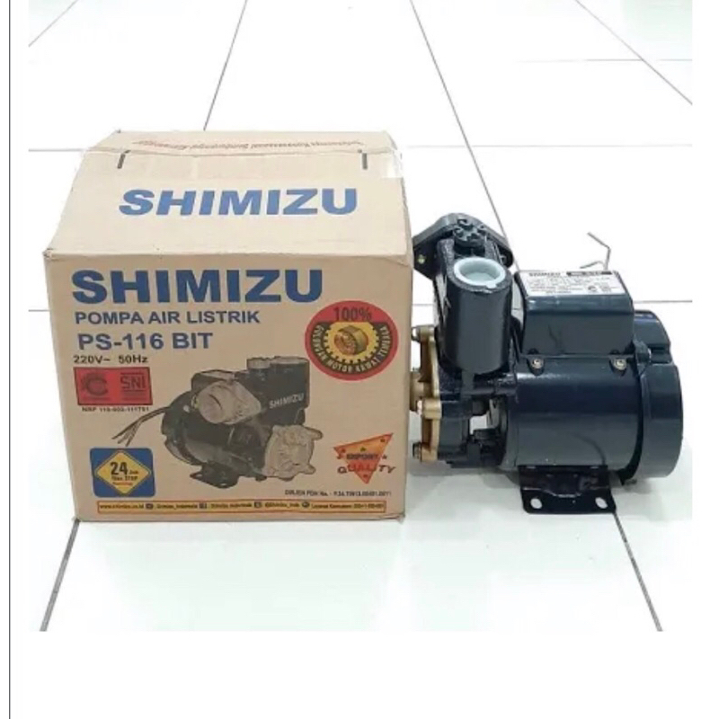 Jual Shimizu PS-116 BIT Pompa Air Sumur Dangkal 125 Watt Daya Hisap 9 ...