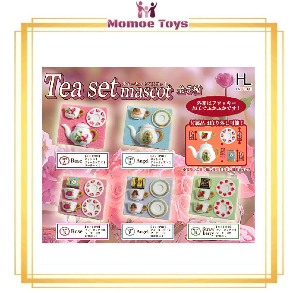Jual Gashapon Gacha Tea Set Mascot Set of 5 Original Japan | Shopee ...