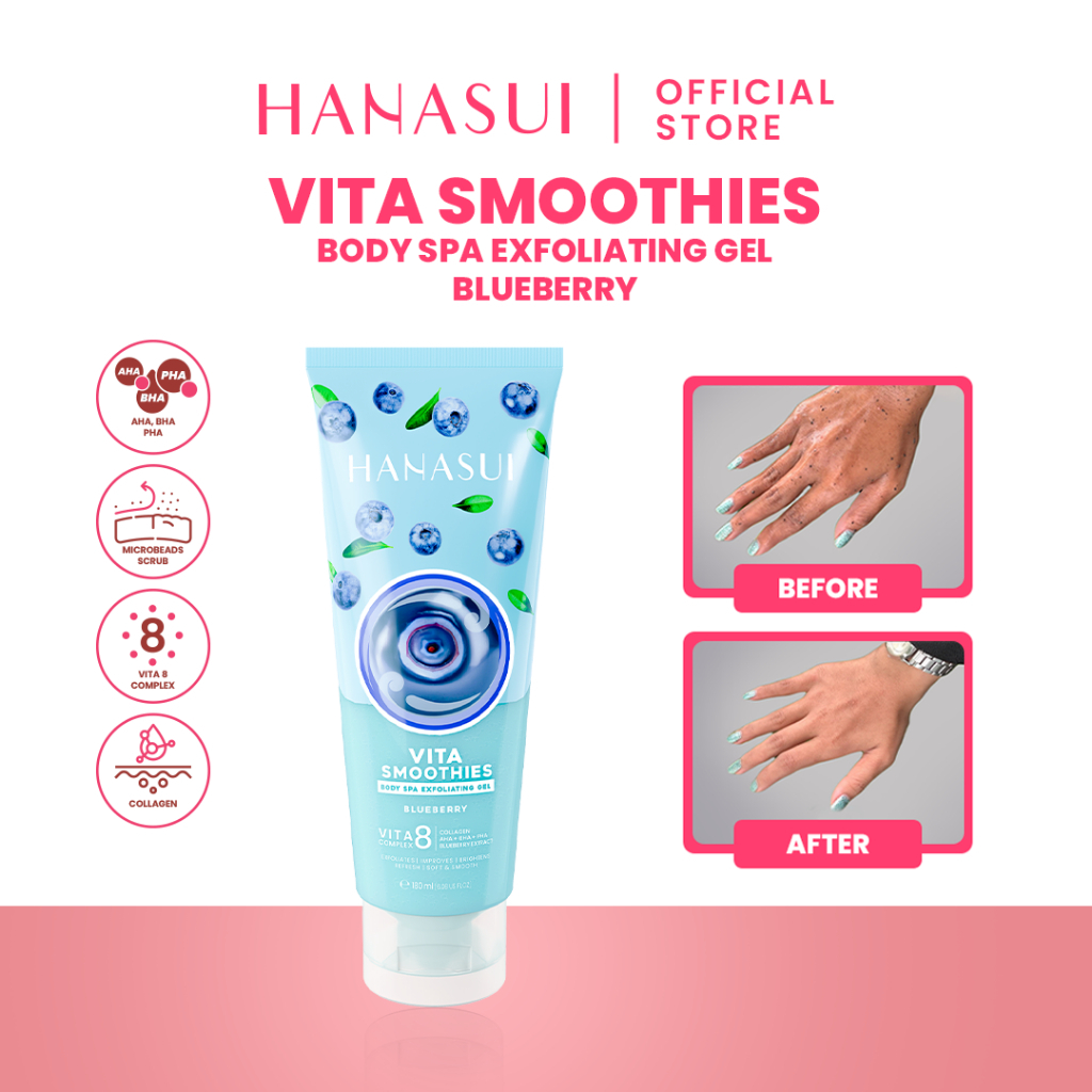 Jual Hanasui Body Spa Body Exfoliating Gel Series 300 ml Hanasui Body Spa Body Exfoliating Gel