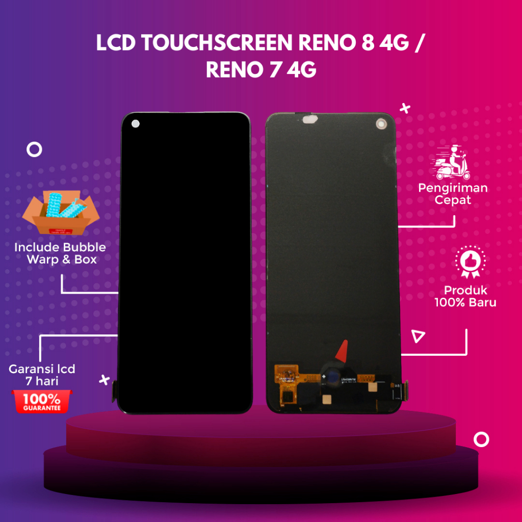 Jual LCD TOUCHSCREEN RENO 8 4G / RENO 7 4G / RENO 8T 4G / REALME 9 OLED ...