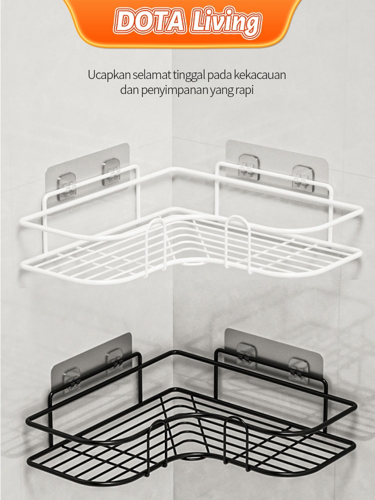 Jual DOTA Living Rak Tempel Dinding Kamar Mandi Rak Besi Gantung ...