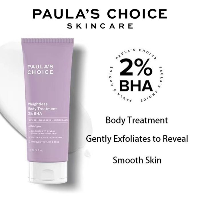Jual Paula's Choice Body Lotion 210ML /Paula's Choice Weightless Body Treatment 2 BHA Salicylic