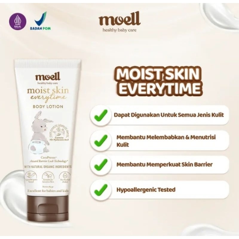 Jual Moell spesial bundling 3in1 face cream, body lotion dan sunscreem ...