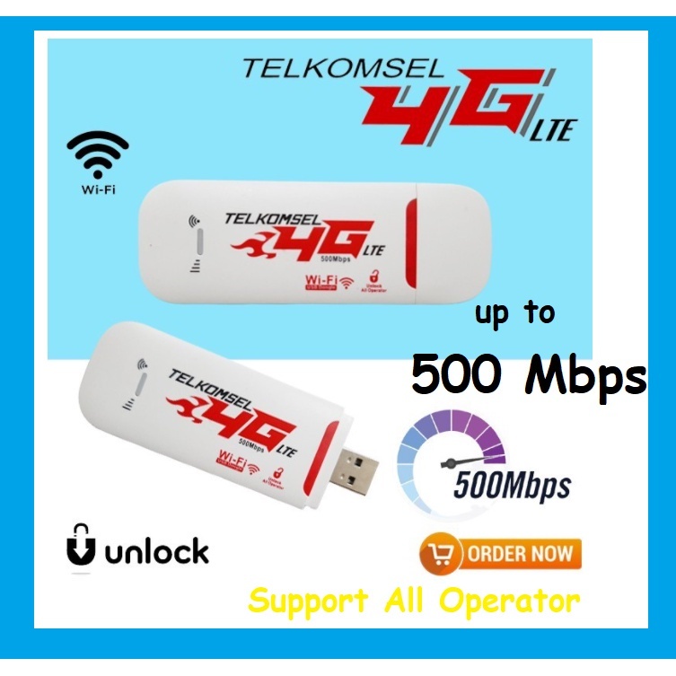 Jual Mifi Modem Wifi 4g Lte 500mbps Unlock All Operator [best Seller] Shopee Indonesia