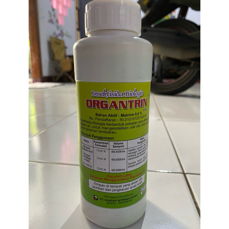 Jual ORGANTRIN 6 SL insektisida biologis kemasan 500 ml | Shopee Indonesia