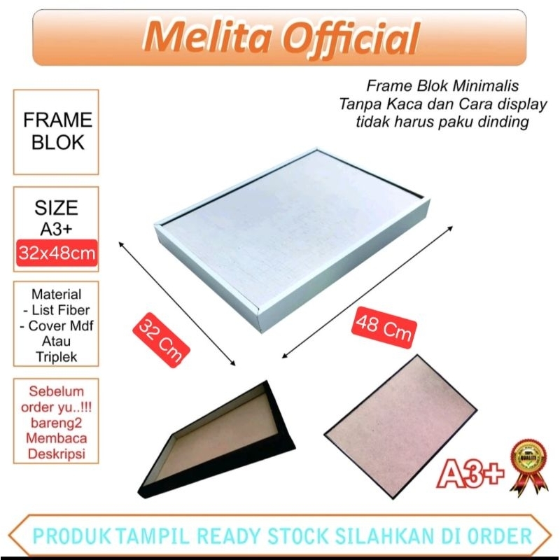 Jual Frame Block 17R/A3+ Bingkai Foto Tempel Dinding | Shopee Indonesia