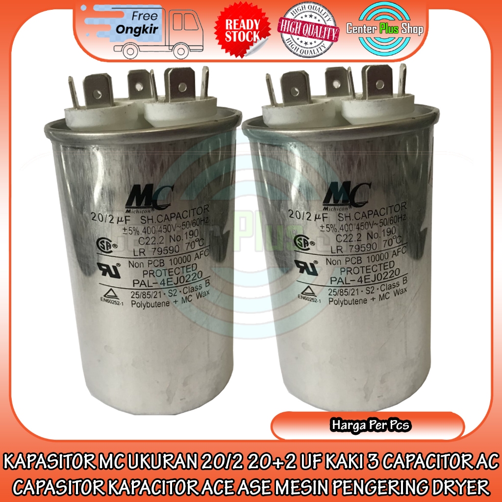 Jual Capacitor Ac Uf Kapasitor Merek Mc Ukuran Kaki Capasitor Ace Pendingin Kipas