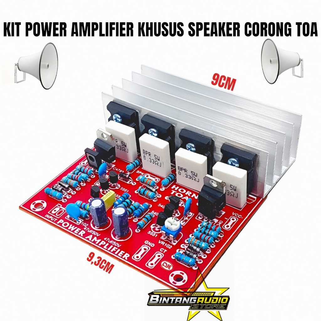 Jual Kit Driver Khusus Power TOA Lengkap Final + Heatsink Kualitas ...