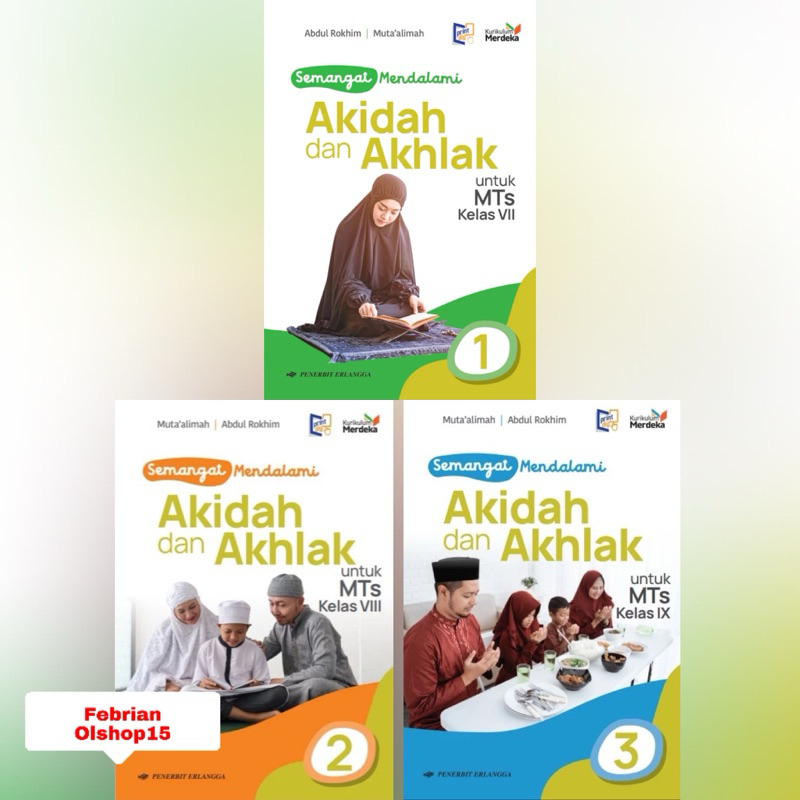 Jual BUKU SEMANGAT MENDALAMI AKIDAH DAN AKHLAK MTS KELAS 7 8 9 ...