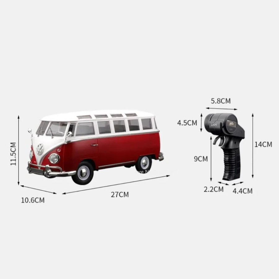 Jual RC Car D-52 Schuco 1/18 CXD Samba T1 Mini Bus VW VolksWagen RTR ...