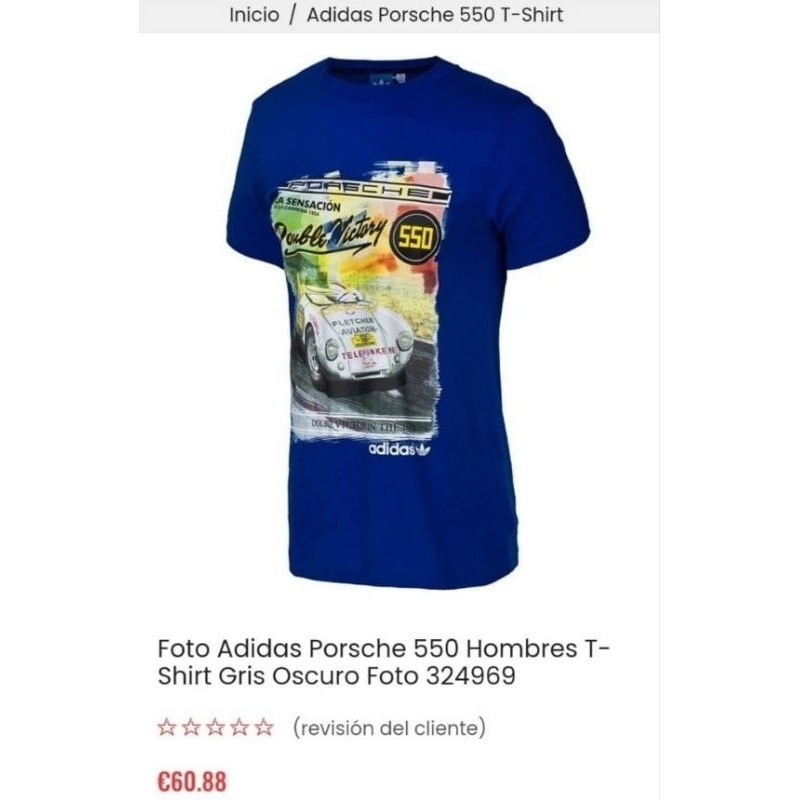 Adidas porsche 550 t-shirt hotsell