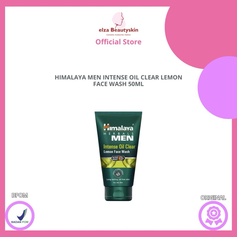 Jual Himalaya Men Intense Oil Clear Lemon Face Wash 50ml Shopee Indonesia
