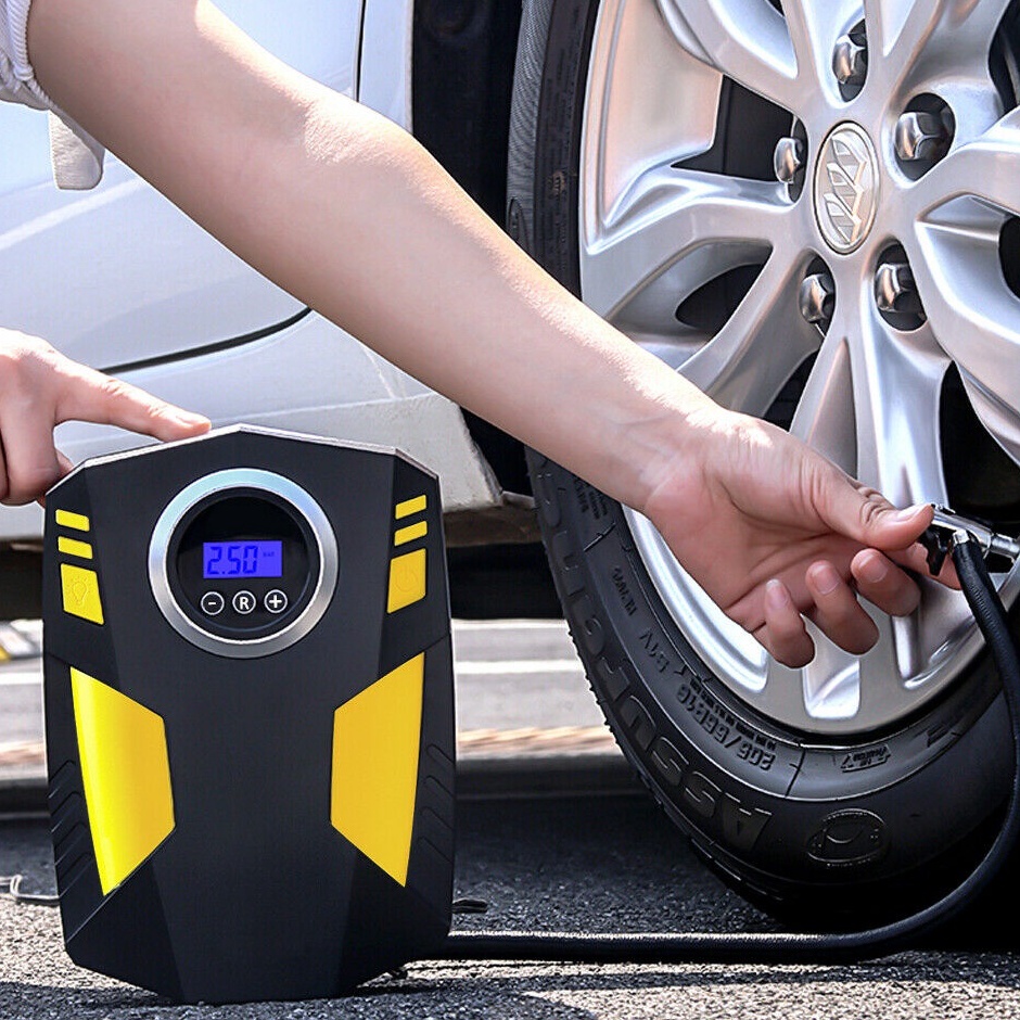Generic Tire Inflator, 12v Portable Compressor Tire