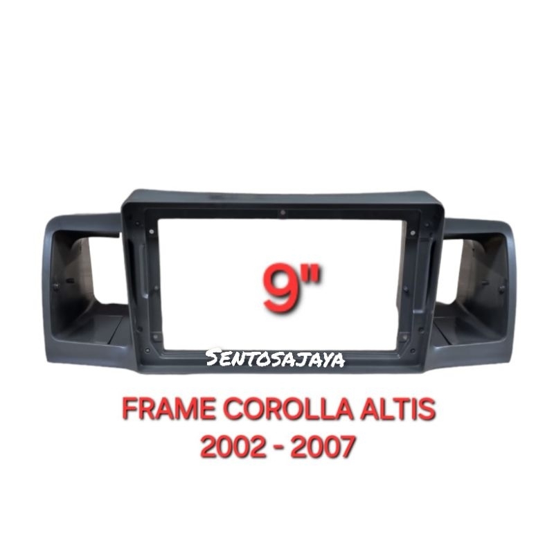 Jual Frame Headunit 9Inch TOYOTA COROLLA ALTIS 2002-2007 | Shopee Indonesia