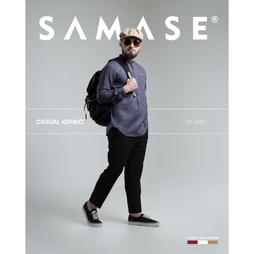 Jual SAMASE Kemko Casual U139P Kemeja Koko Pakaian Muslim pria Dewasa ...