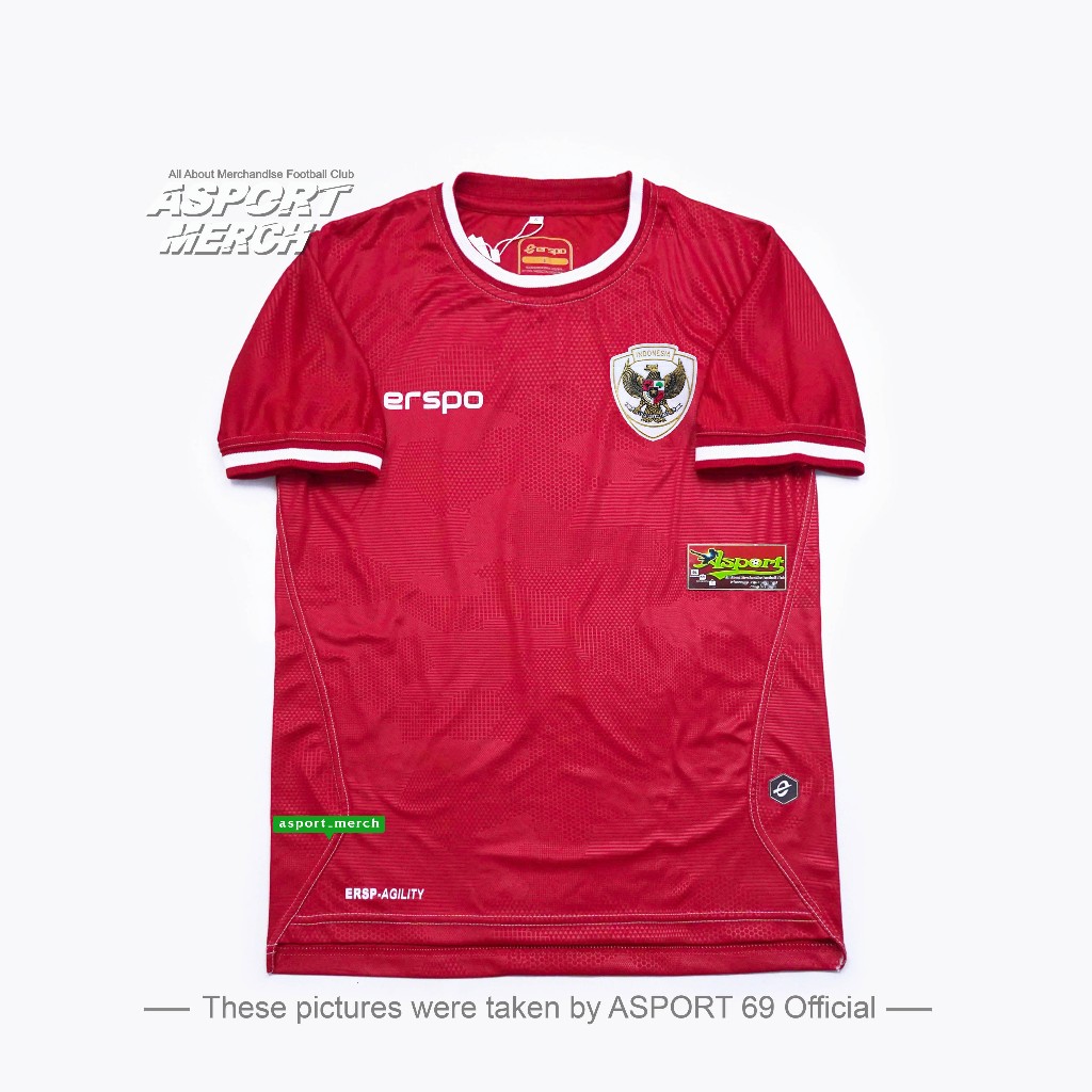 Jual JERSEY BOLA TIMNAS INDONESIA HOME ERSPO 2024 2025 JERSEY ERSPO ...