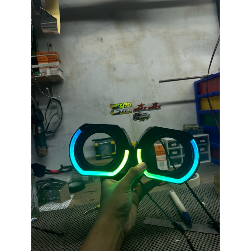 Jual SHROUD MATRIX RGB WELCOME + SEIN 2.5INCH / 3INCH | Shopee Indonesia